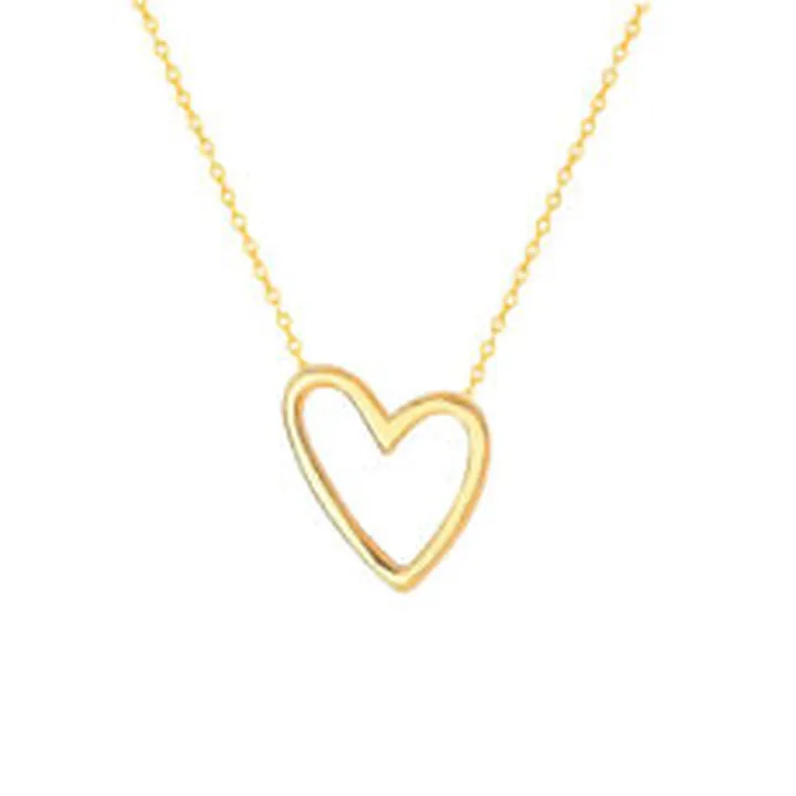 گردنبند طلا زنانه طرح قلب