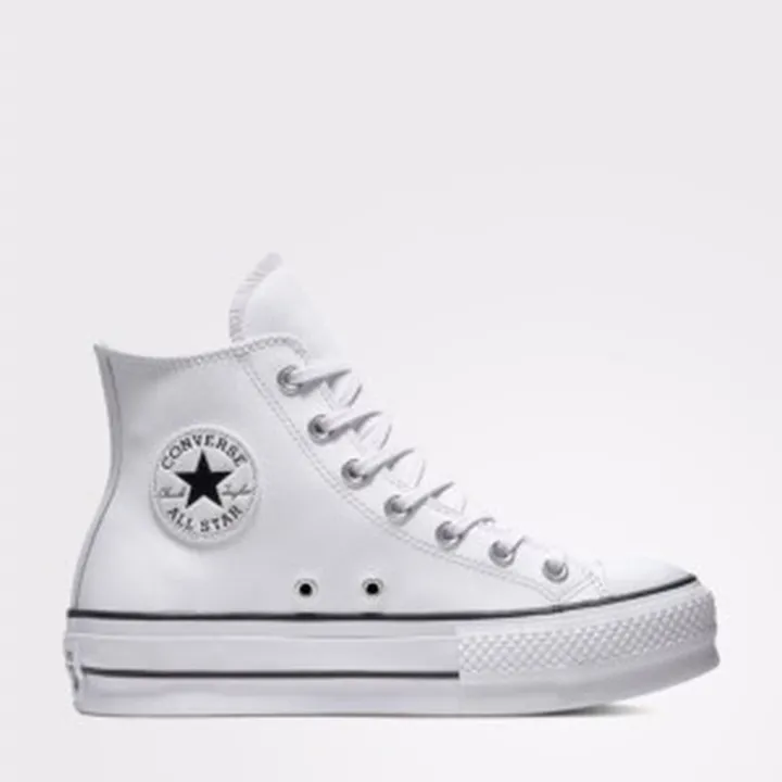 کتونی کانورس converse Chuck Taylor All Star Leather Platform  کد 561676C.102