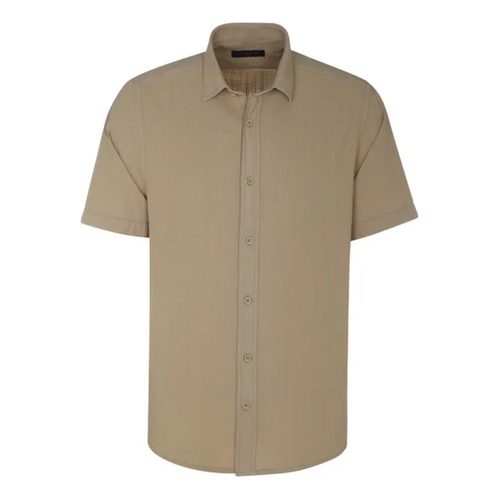 پیراهن آستین کوتاه یقه برگردان مردانه پاتن جامه مد...