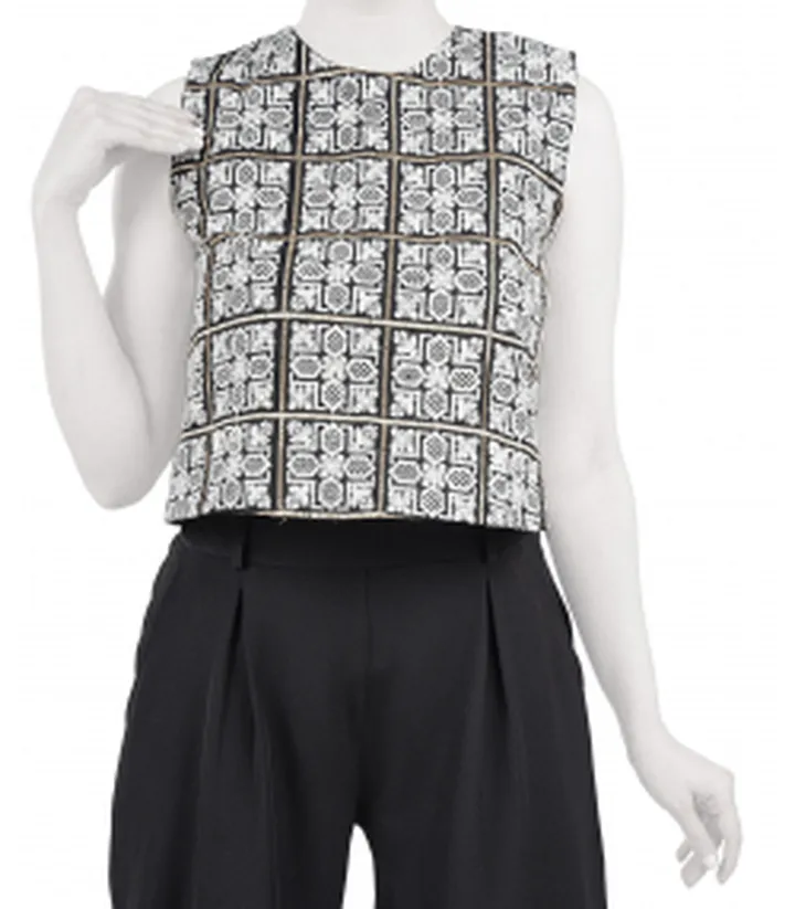 تاپ نخی زنانه آروما مدل 1205033