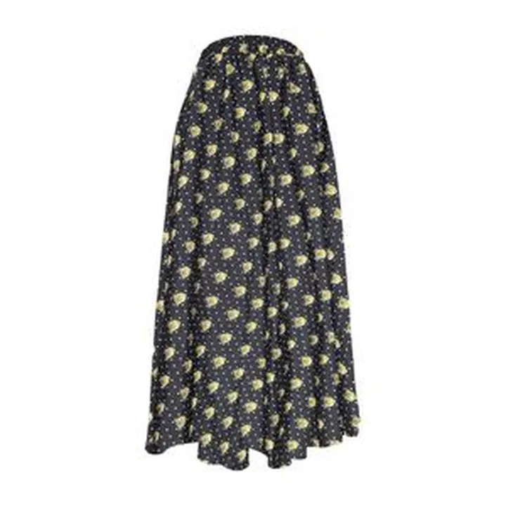 دامن کلوش زنانه مدل E7 رنگ مشکی