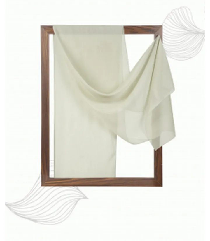 شال حریر لمه دار زنانه نوولاشال Novella shawl کد 55240