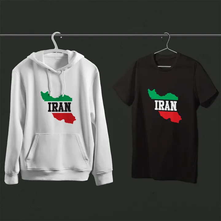هواداری ایران طرح 1 (تیشرت ، هودی ، دورس)(رنگبندی)