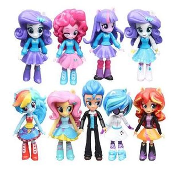 اکشن فیگور مدل  Equestria Girls بسته 9 عددی