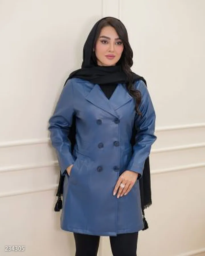 کت چرم مدل سالیز کد 2343