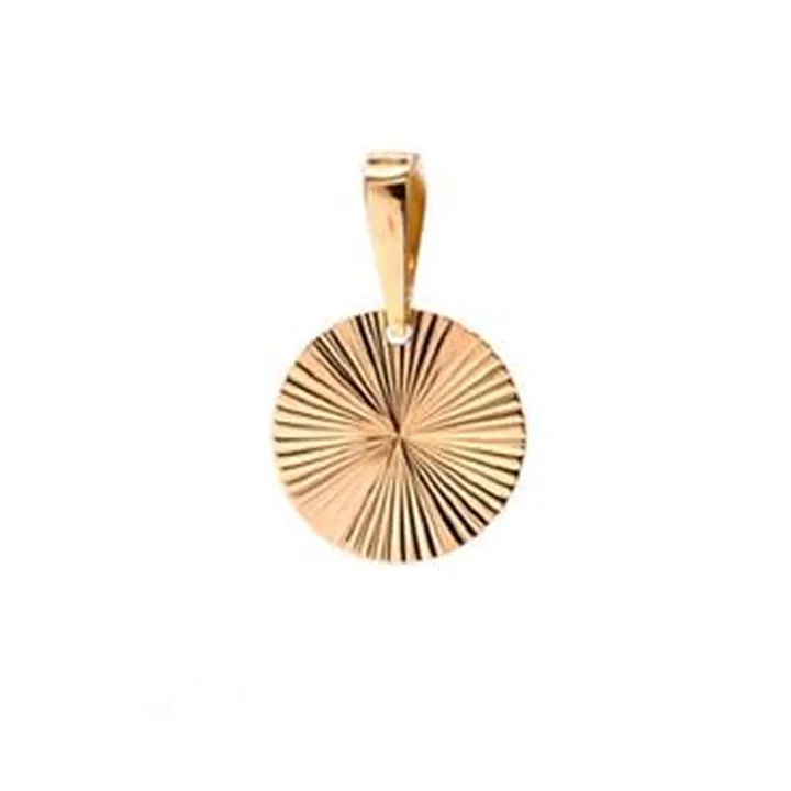 آویز گردنبند طلا 18 عیار زنانه الی گالری مدل سکه الحمبرا کد 01