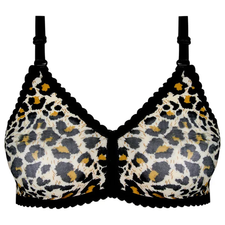 سوتین زنانه ماییلدا مدل پرسی پلنگی بدون فنر کد 504...