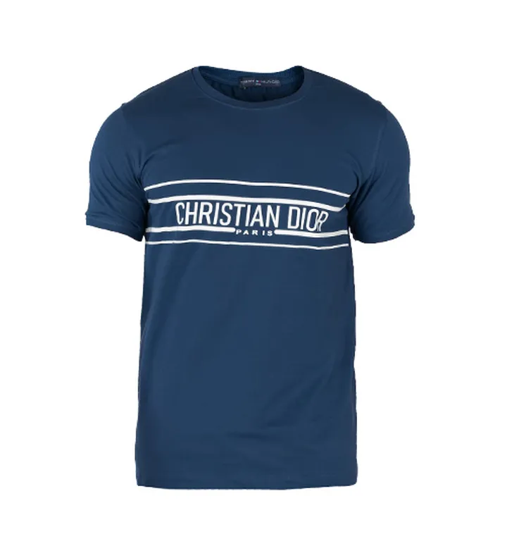 تیشرت Chiristian Dior یقه گرد مردانه ساده