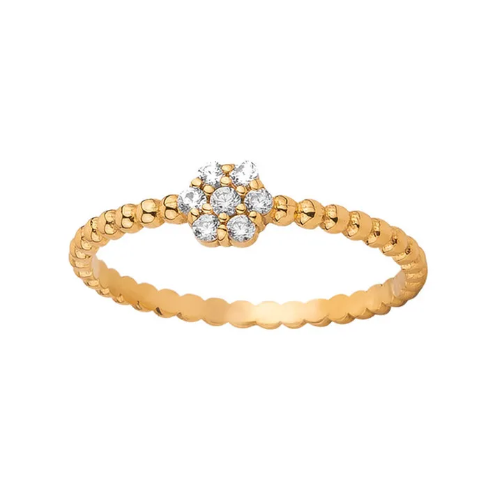 انگشتر طلا 18 عیار زنانه کیا گالری مدل AR606