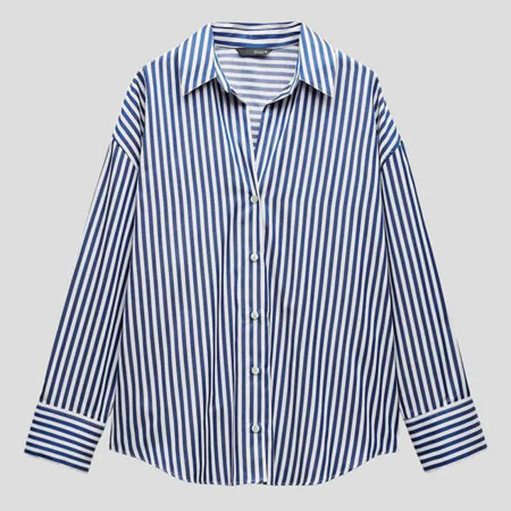 شومیز استرایپ یقه هفت زارا