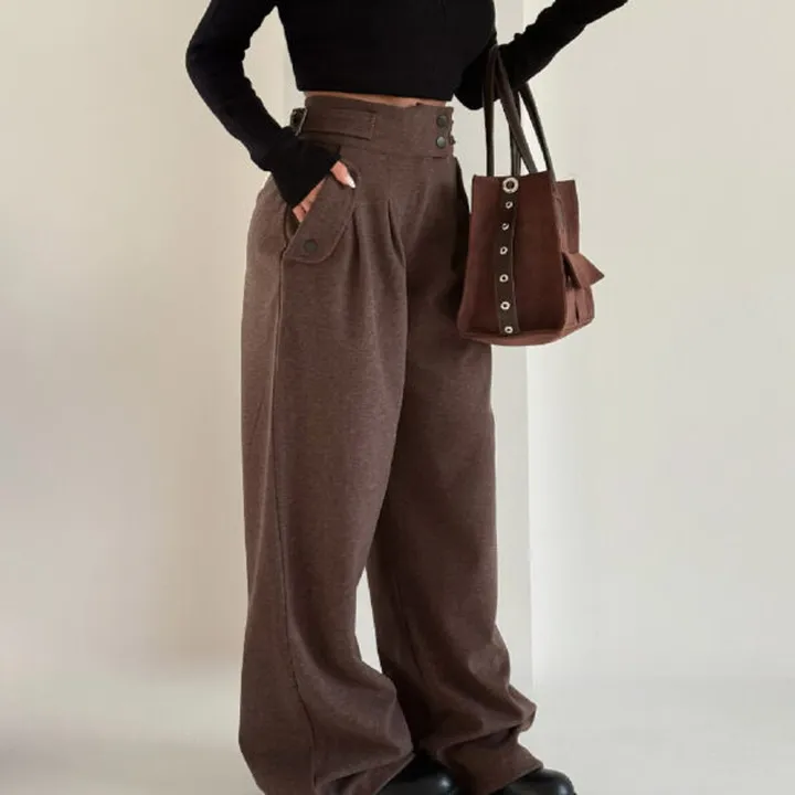 شلوار کتان کمر سگک 102017