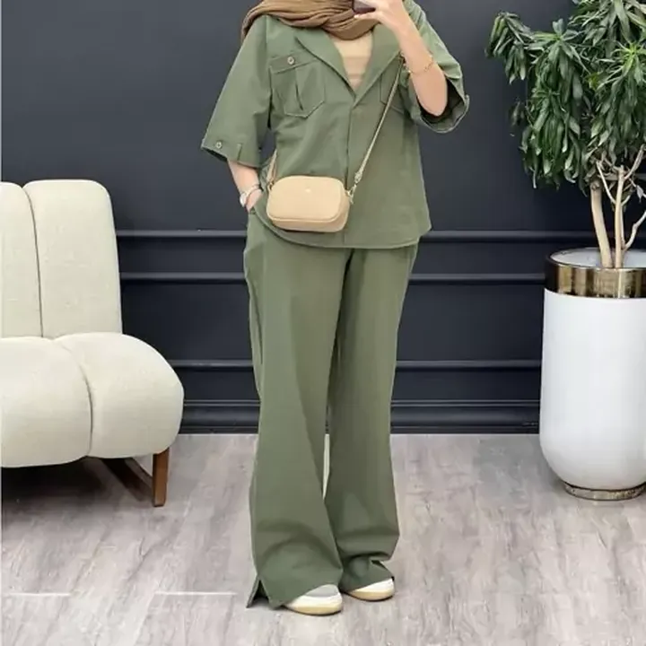 ست مانتو شلوار( ارسال رایگاان.قبل از خرید حتمااا موجودی بگیرید
