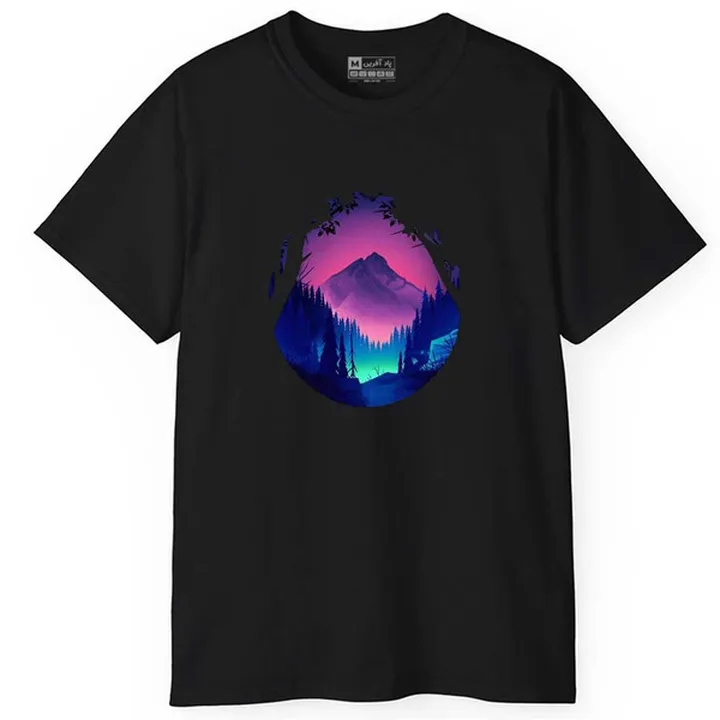 تی شرت آستین کوتاه مردانه پاد آفرین مدل اسپرت طرح ...