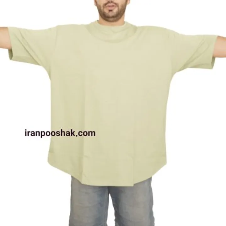 تیشرت اورسایز سبز پاستلی oversize