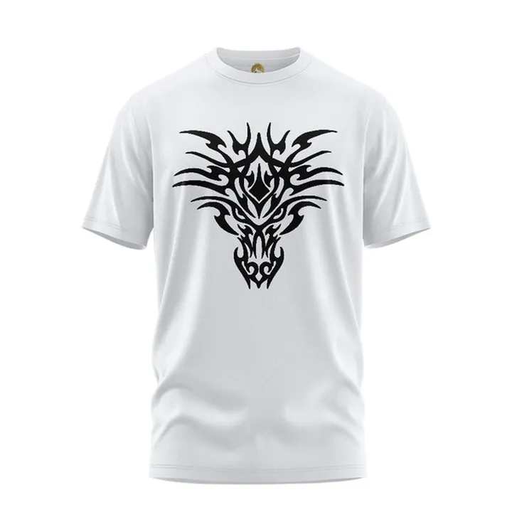 تی شرت آستین کوتاه زنانه هومرو مدل TW169 طرح اژدها