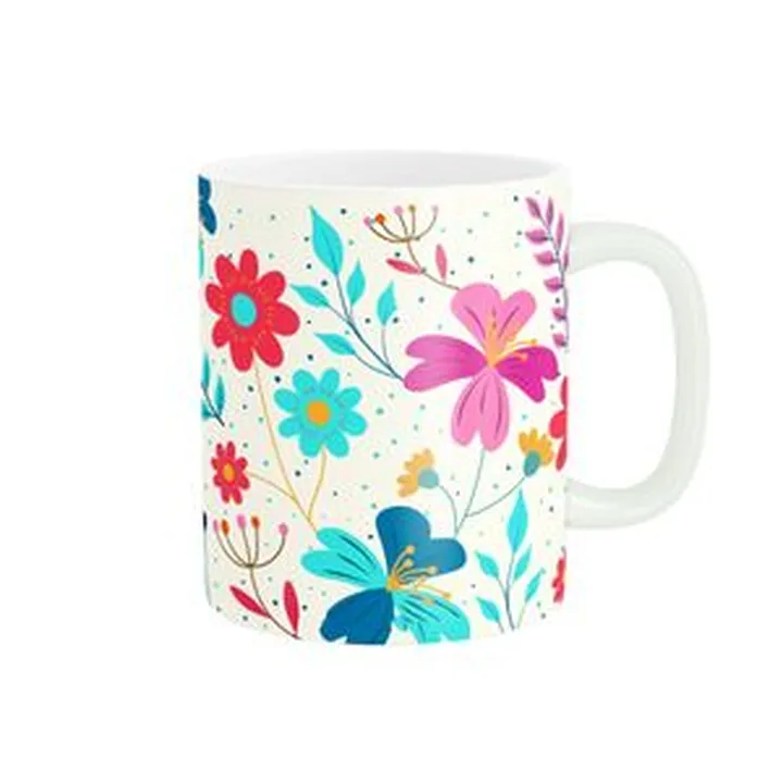 ماگ زیگورات مدل گل های رنگی کد 247