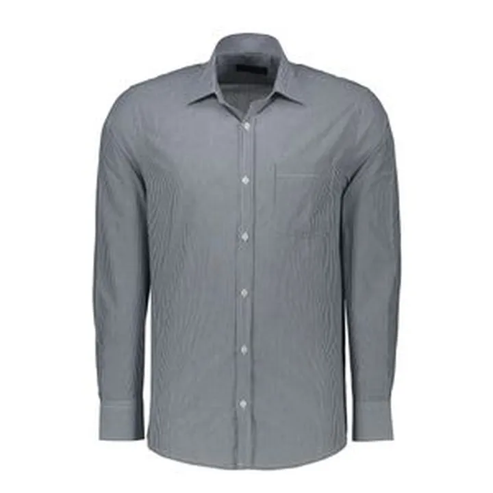 پیراهن آستین بلند مردانه پاتن جامه مدل کلاسیک 102721030162276 طرح راه راه