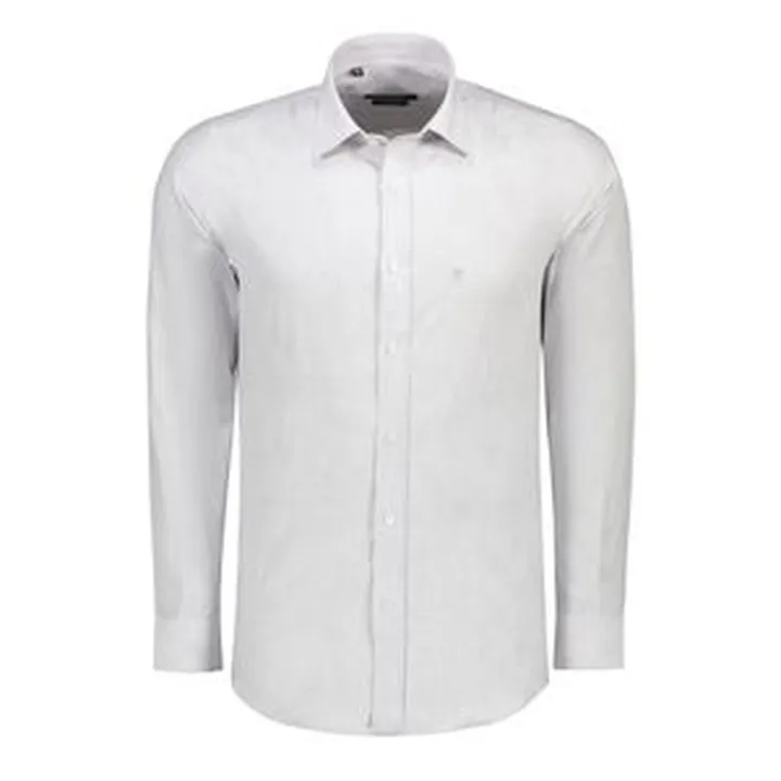 پیراهن آستین بلند یقه برگردان مردانه پیر کاردین مدل 4319