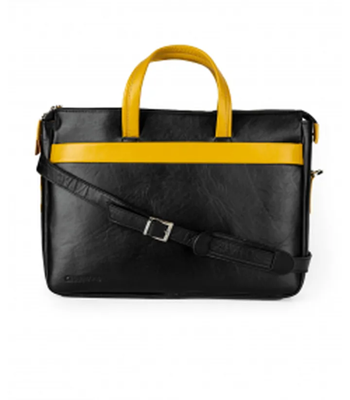 کیف اداری چرم طبیعی چرم آرا مدل e086