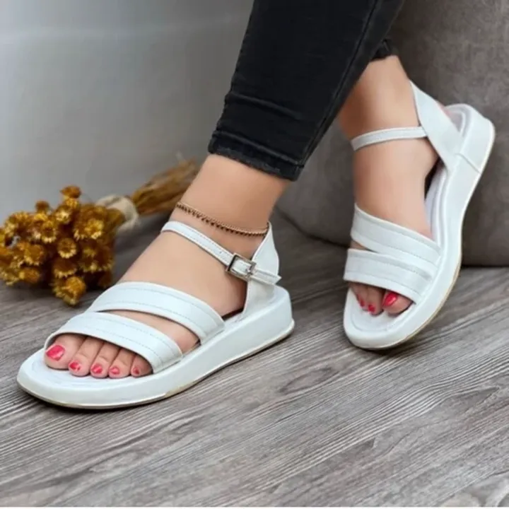 صندل زنانه صندل سفید صندل راحت صندل طبی 