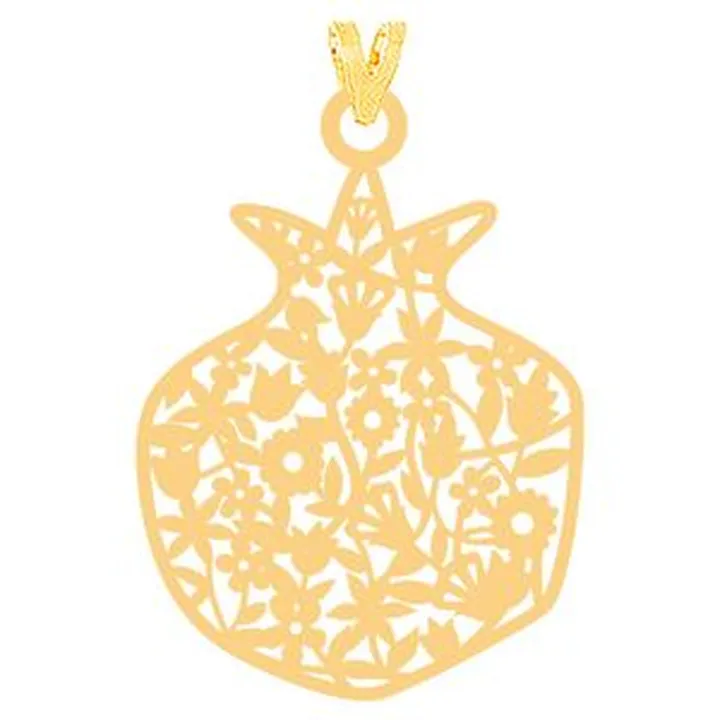آویز گردنبند طلا 18 عیار زنانه کرابو مدلیلدا Kr31696