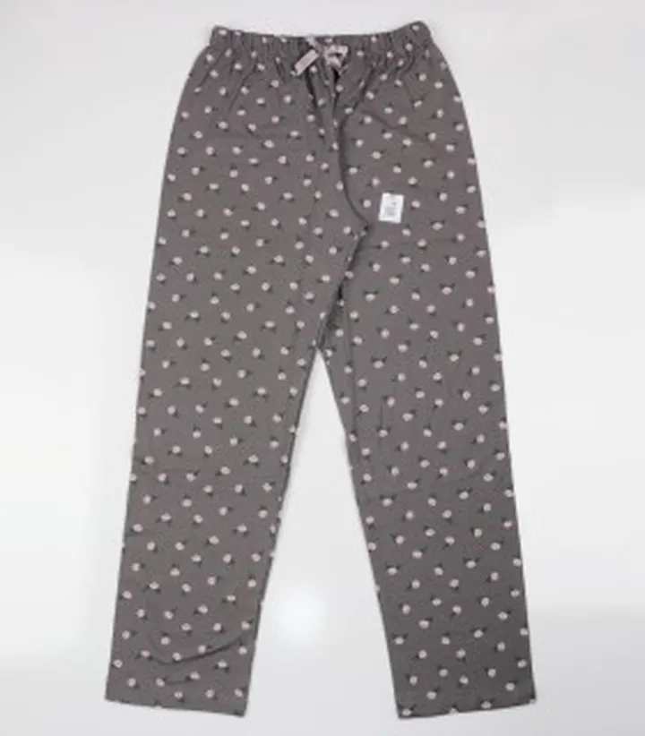 شلوار نخی و راحتی زنانه طرح دار کد 134210