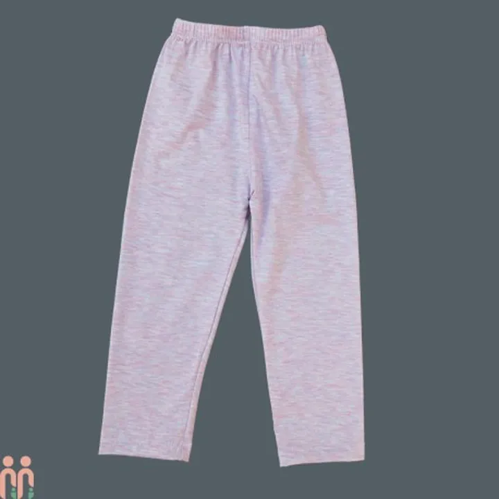 شلوار دخترانه راحتی نخی ملانژ یاسی Girl pants