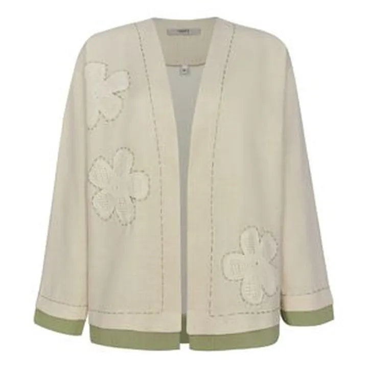 مانتو کتی زنانه نیزل مدل 489 رنگ کرم