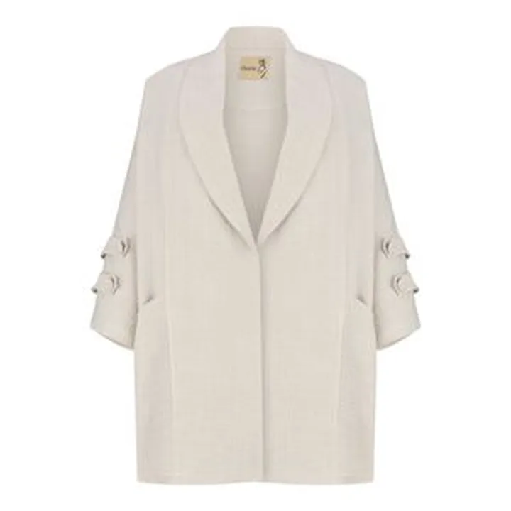 مانتو زنانه السانا کد 222009 رنگ شیری