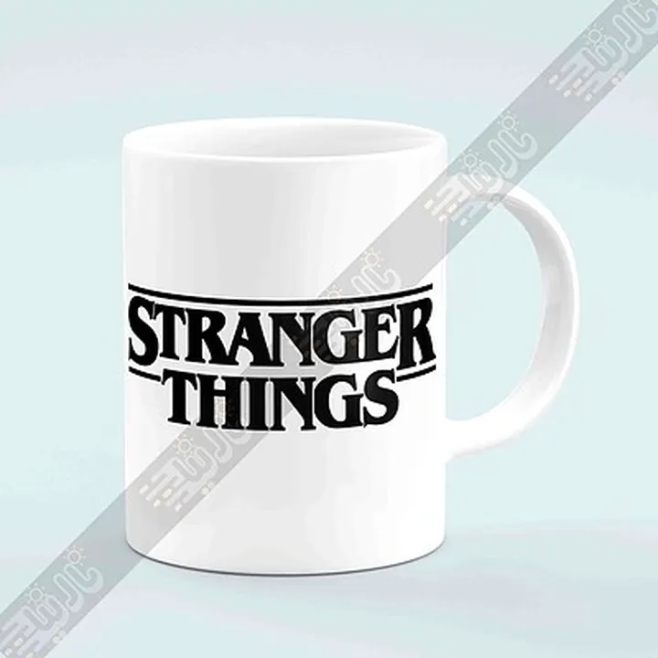 ماگ Stranger Things طرح لوگو