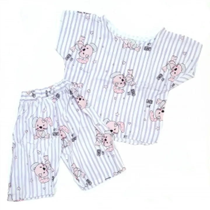 بلوز شورت راه‌راه‌یاسی‌خرگوش