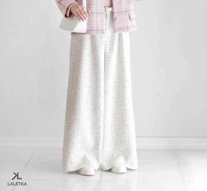 شلوار شنل سفید