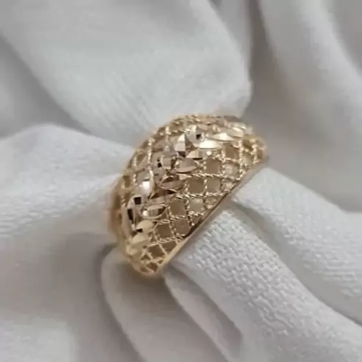 انگشتر زنانه طرح گندمی