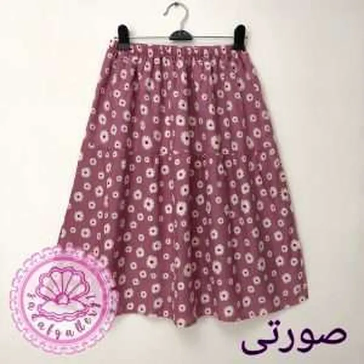 دامن نخی بابونه کوتاه