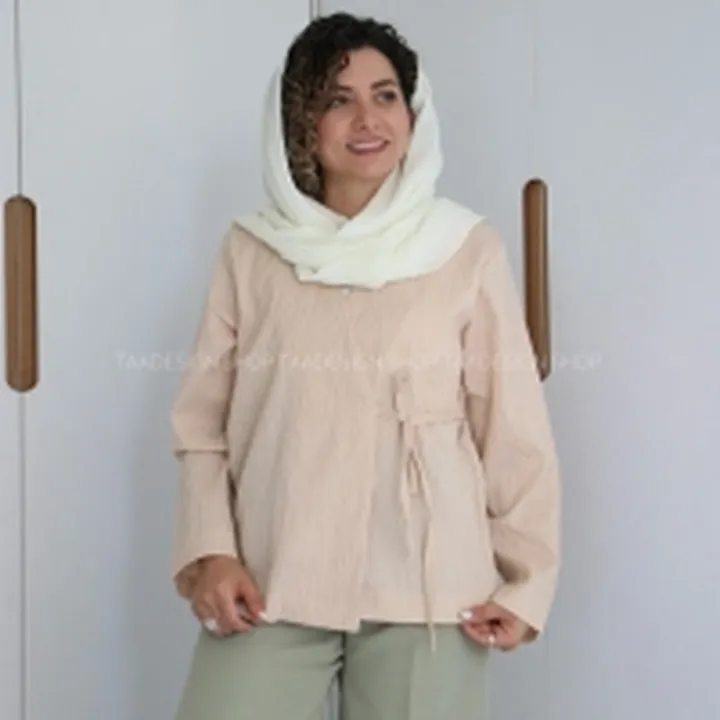 شومیز زنانه پاپیونی مدل کاتیا
