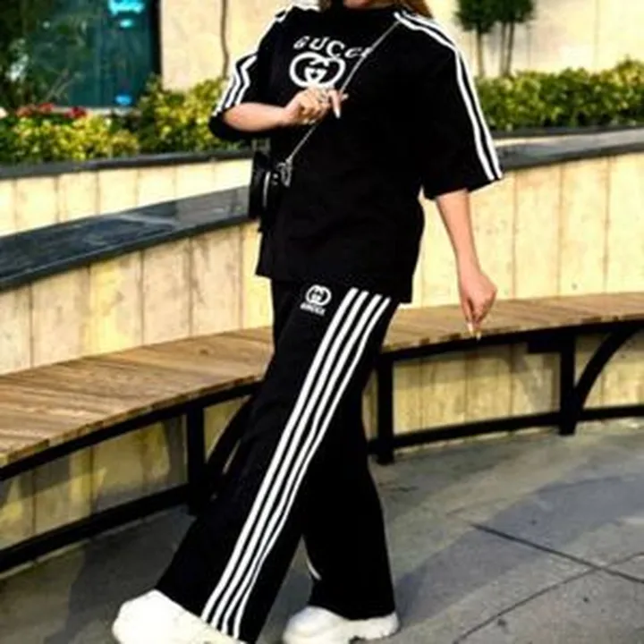 ست تیشرت و شلوار 3خط کد 804