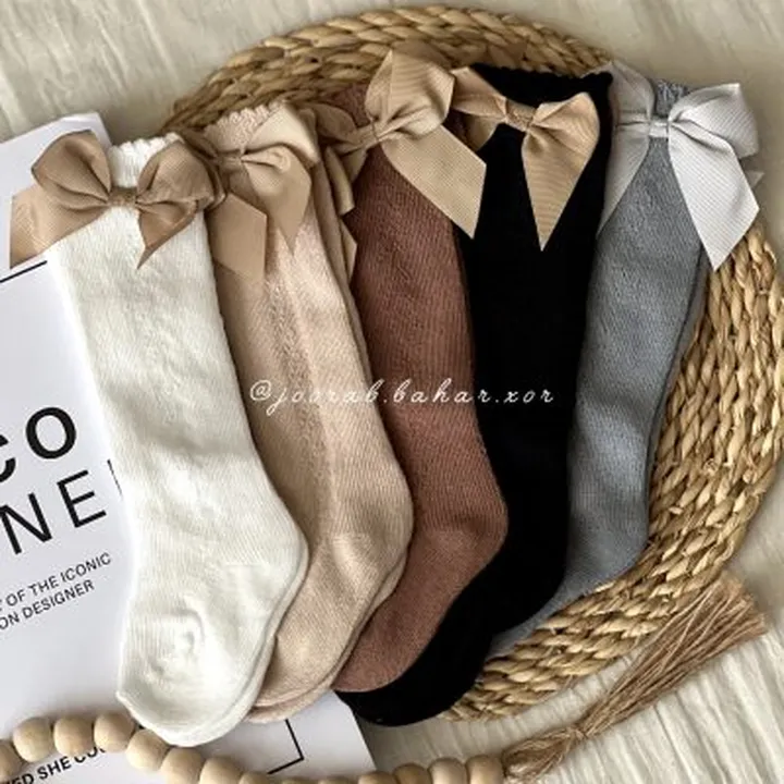 جوراب ساقبلند بغل پاپیون