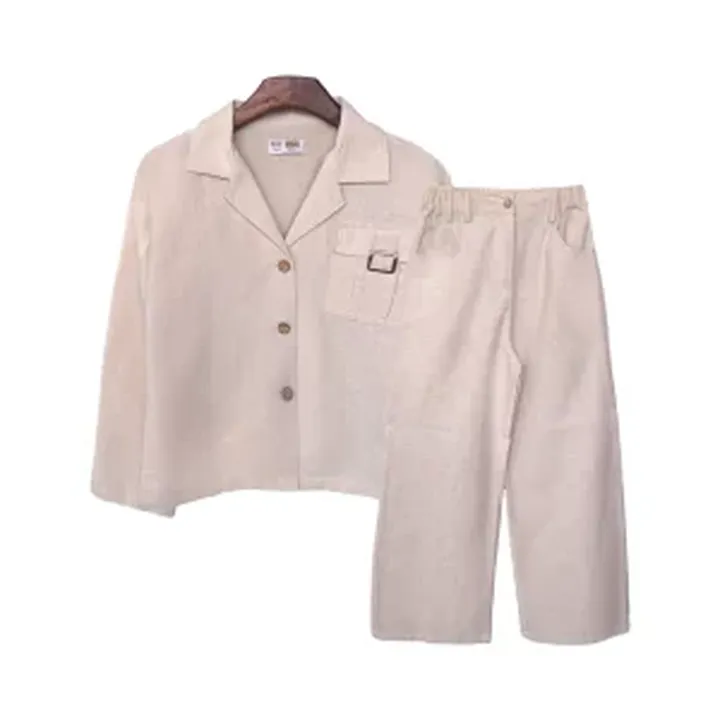 کت و شلوار نیم بگ دخترانه (9 تا 14 سال) کد 030005