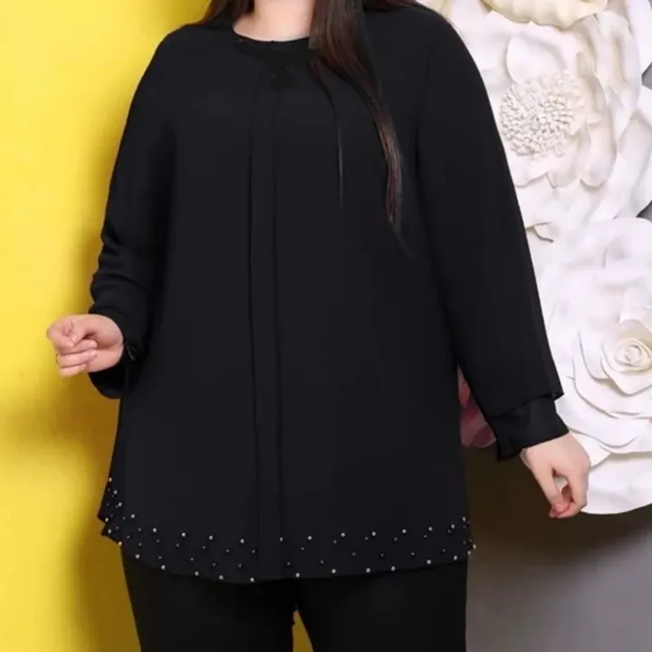 شومیز مجلسی زنانه و دخترانه  تک رنگ کرپ حریر 