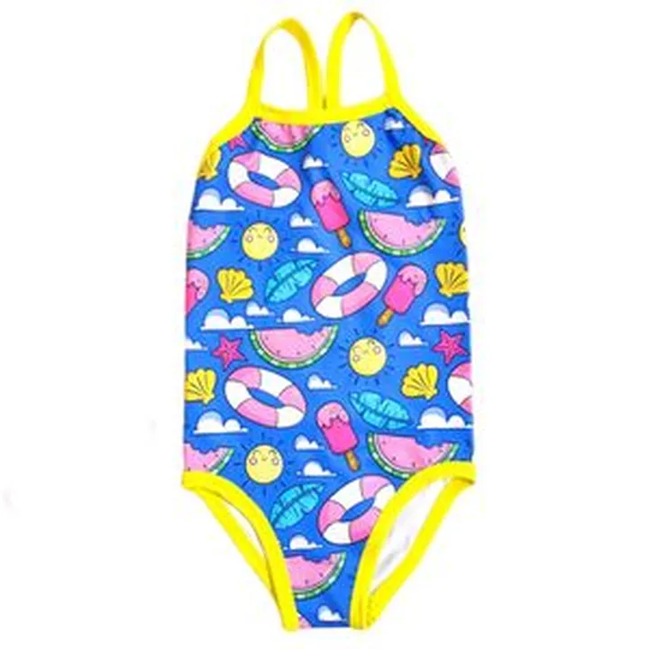 مایو دخترانه مدل اسلیپ بندی بستنی کد 06