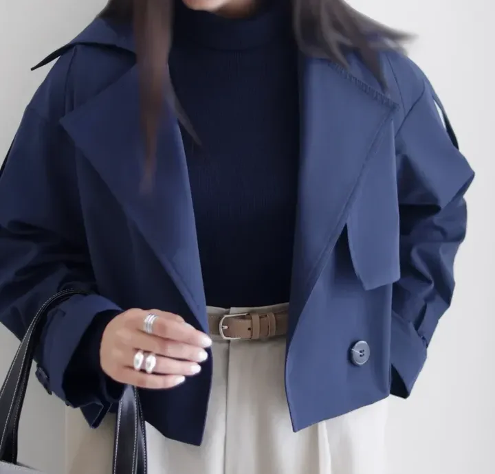 کت کژوال چهارخونه قهوه‌ای