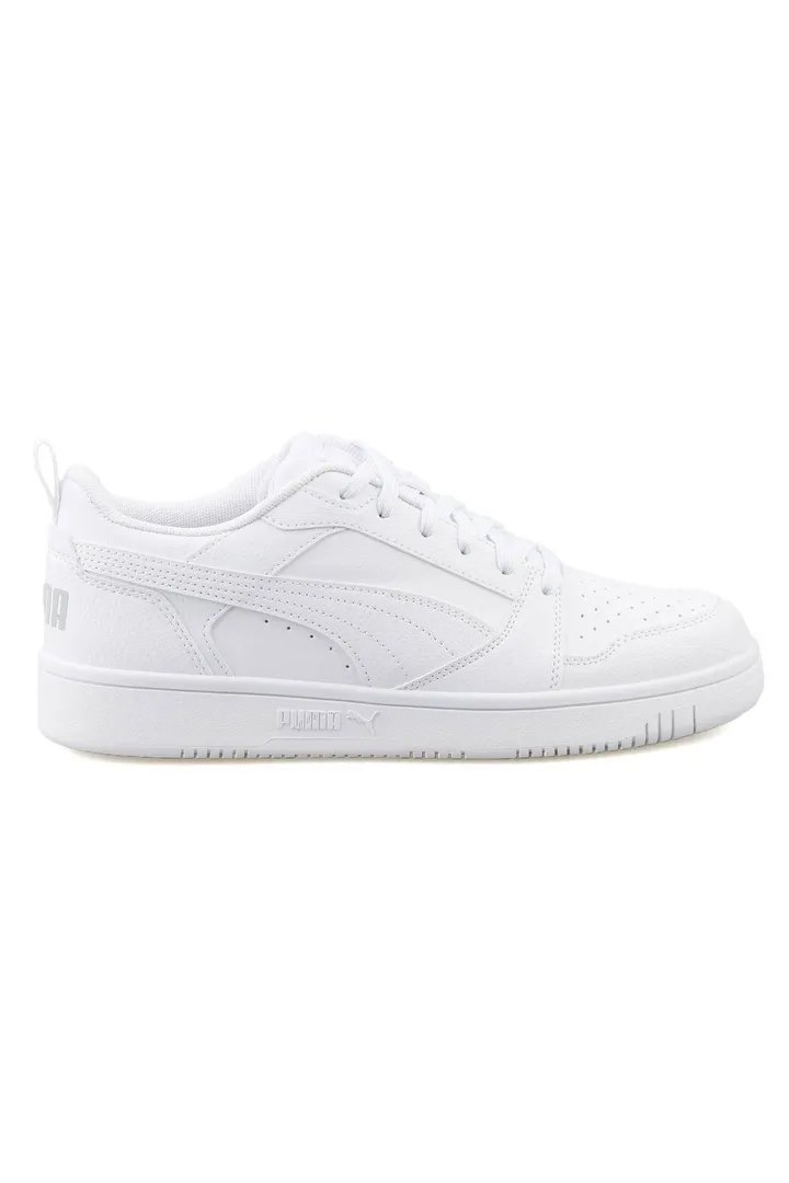 <span class="text-styled__StyledSpan-sc-d280c10c-1 dvOaRP">Puma< span>Rebound V6 Low Unisex Casual Shoes 39232801 White