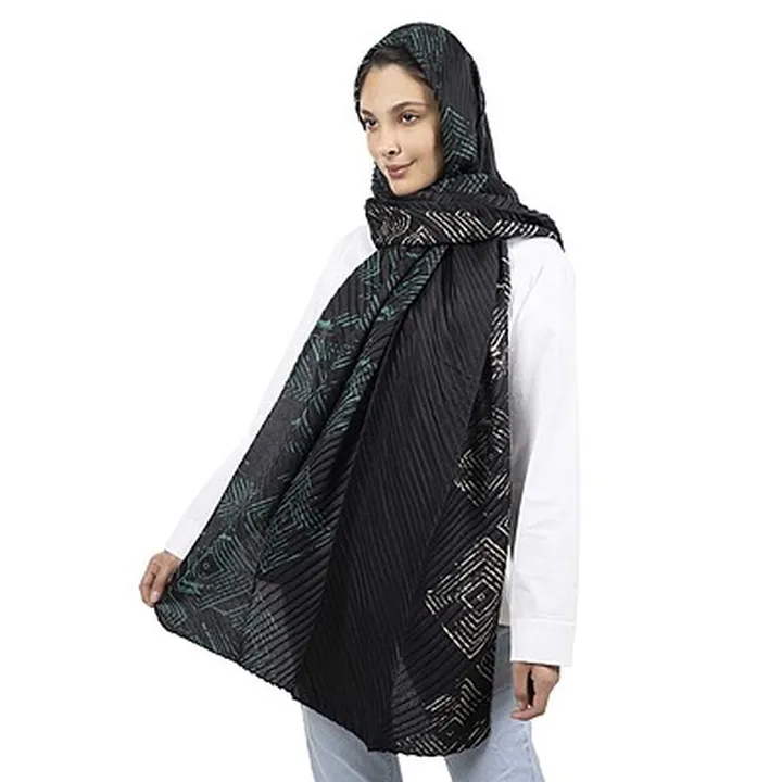 شال طرح هندسی زنانه - 39251737