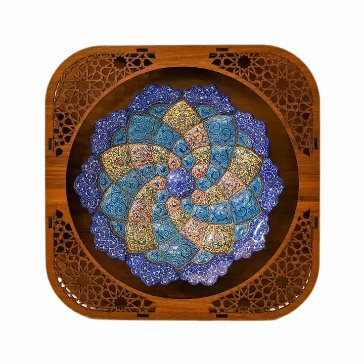 تابلو بشقاب میناکاری کد 97