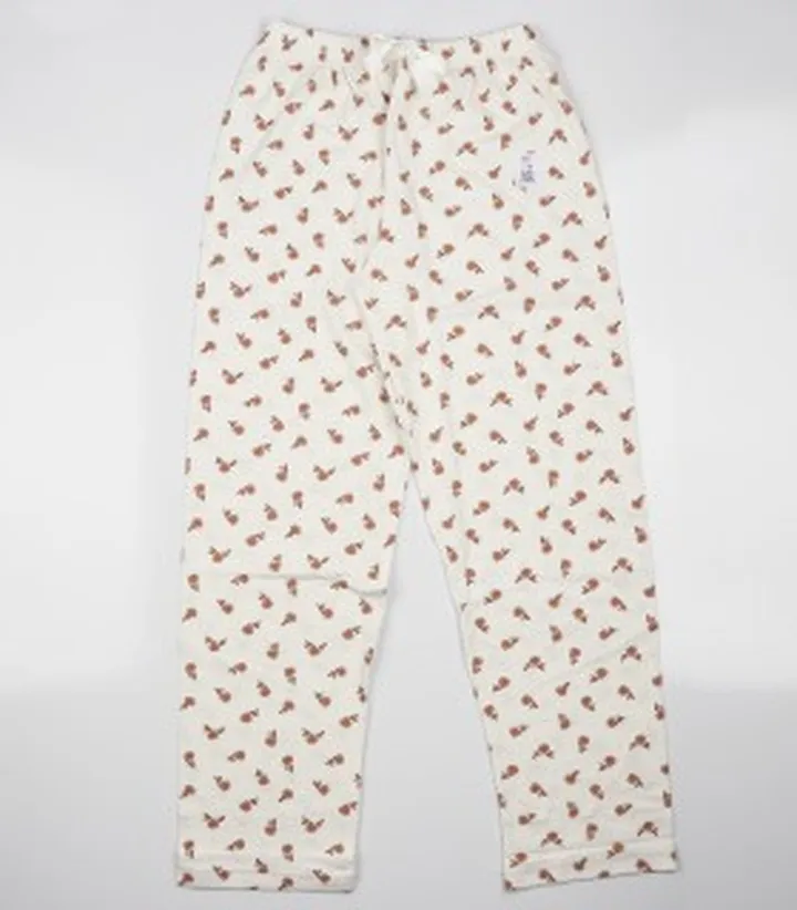 شلوار نخی و راحتی زنانه طرح دار کد 134216