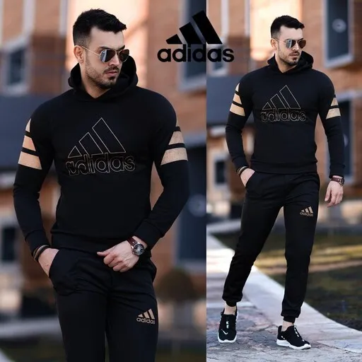 ست سویشرت وشلوار adidas مدل Fabregas (طلایی)