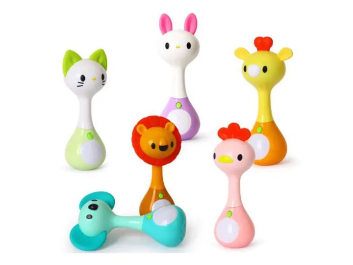 جغجغه دستی موزیکال طرح حیوانات هولا hola