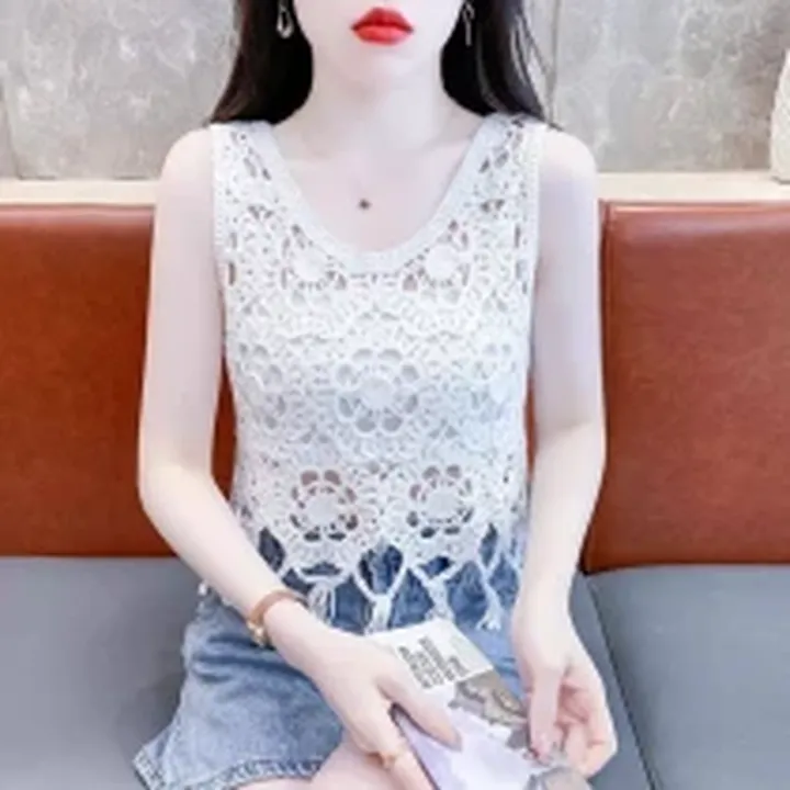 تاپ قلاب بافی زنانه کد 418074