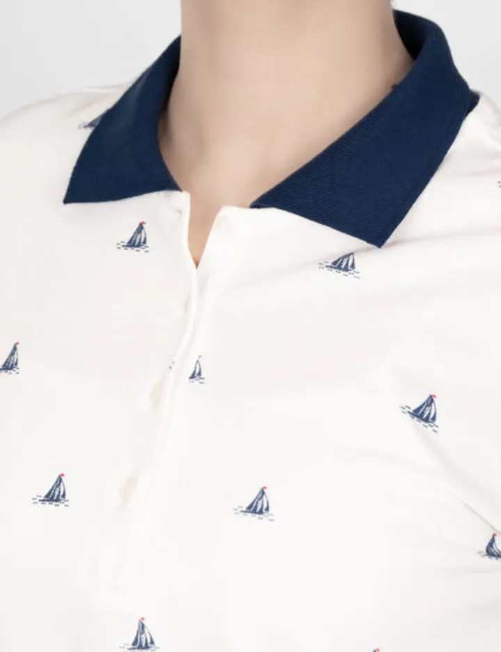 پولوشرت زنانه جودون قایق