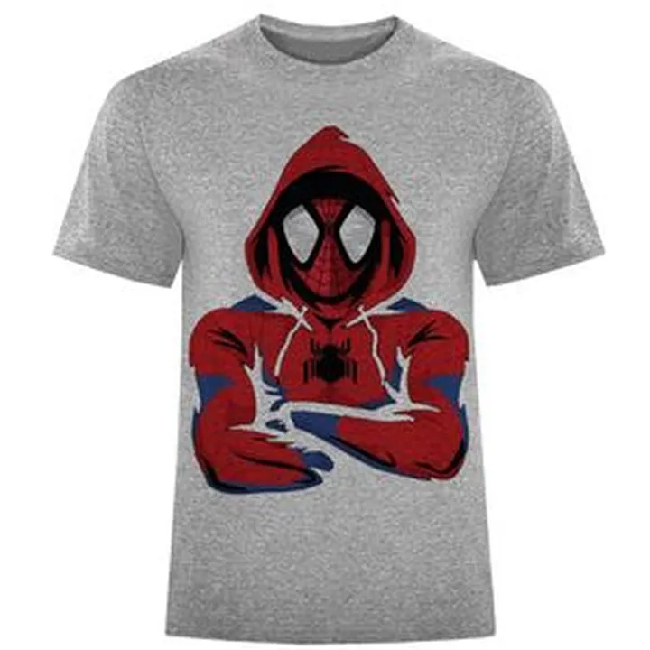 تیشرت آستین کوتاه مردانه طرح مرد عنکبوتی کد F609